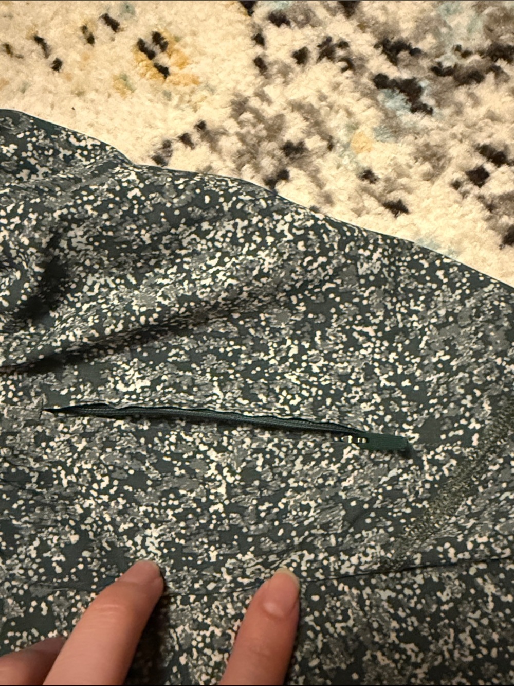 Outdoor Voices Relay Shorts in Pebbled Forest - Picture 4 of 6